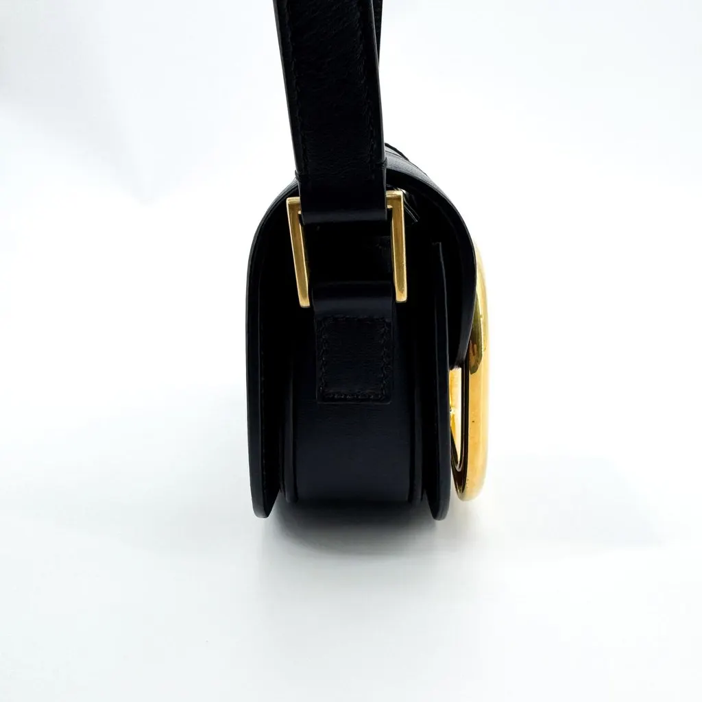 Valentino Garavani Small Loco Shoulder Bag Black Black Leather Very good - Box View