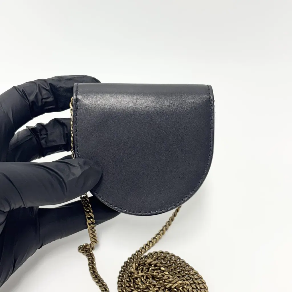 Saint Laurent Baby Kaia Satchel Bag Black Leather Good - Model View