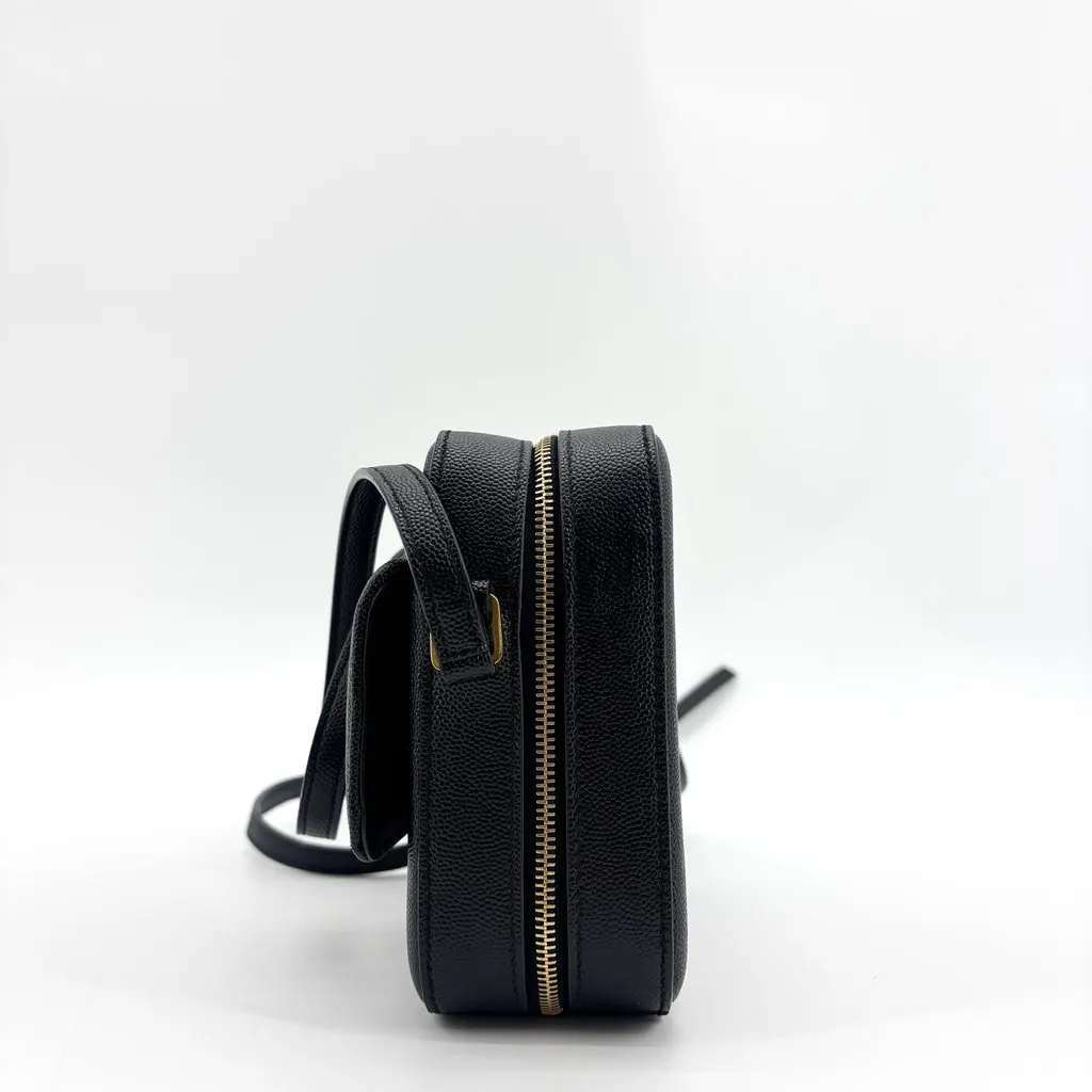 Saint Laurent Vicky Small Camera Bag Black Black Leather Very good - Inside View