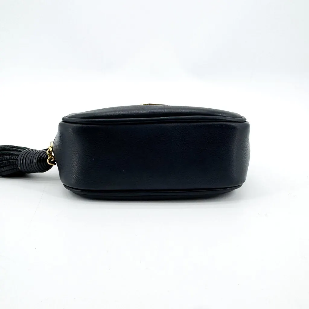 Saint Laurent Baby Lou Mini Camera Bag Smooth Leather Black Gold Black Leather Good - Box View