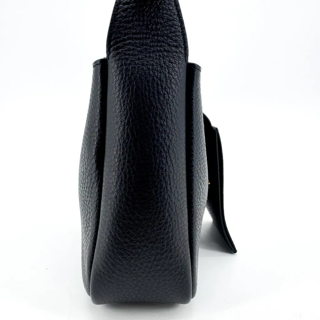 Saint Laurent Le 5 À 7 Mini Hobo Bag Grained Leather Black Gold Black Leather Very good - Box View