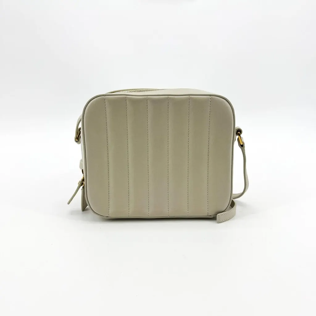 Saint Laurent Vicky Toy Camera Bag Grey Gold MultiColor Leather Fair - Inside View