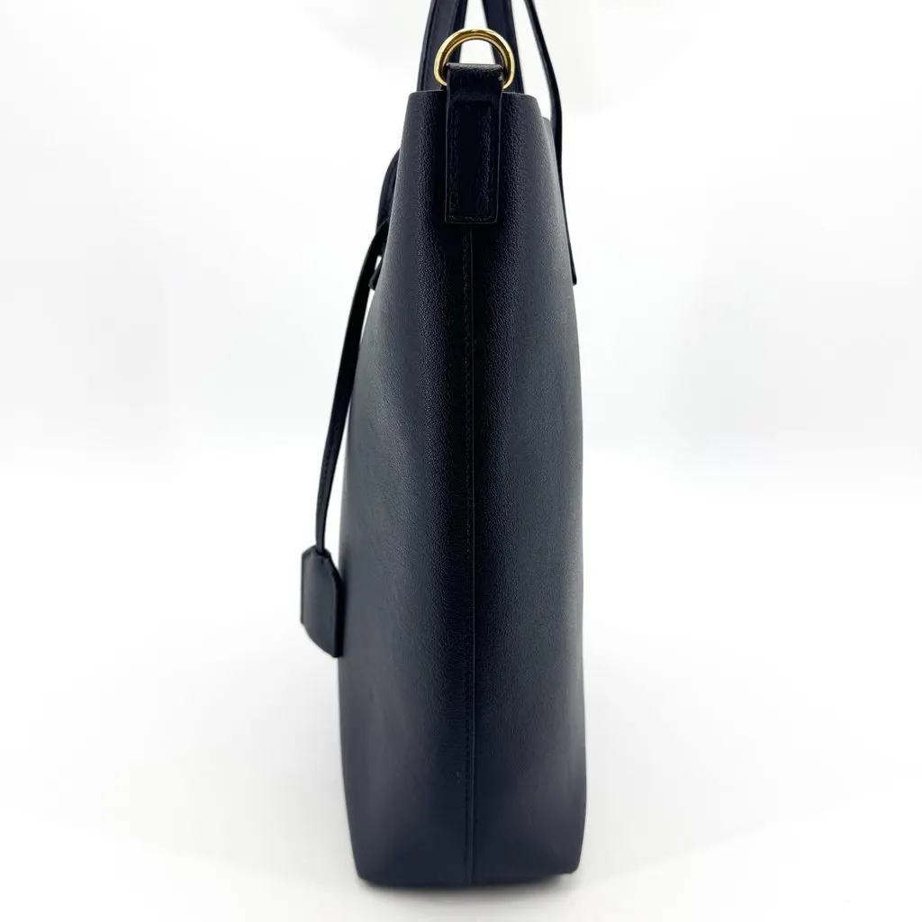 Saint Laurent Toy Shopping Toy Tote Bag Navy Navy Leather Good - Box View