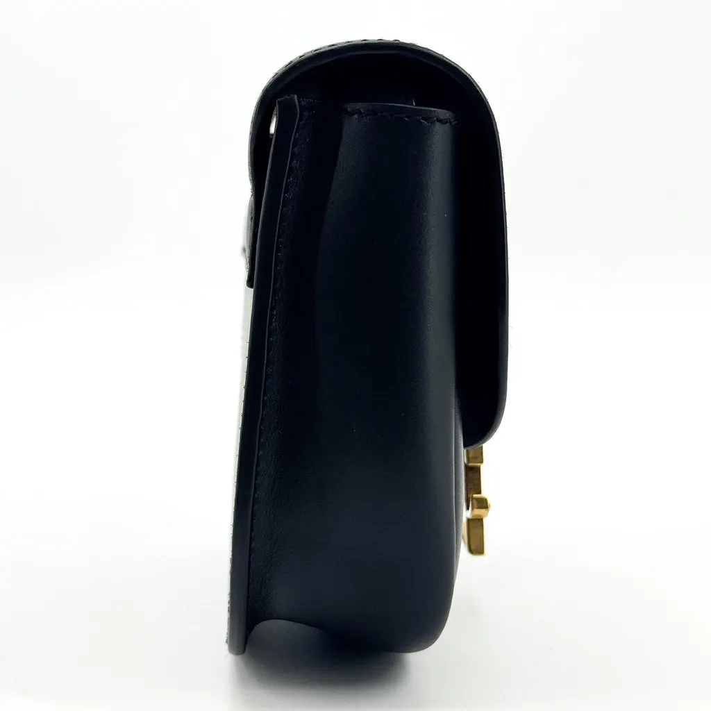 Saint Laurent Kaia Mini Crossbody Bag Black Gold Hardware Black Leather Very good - Box View