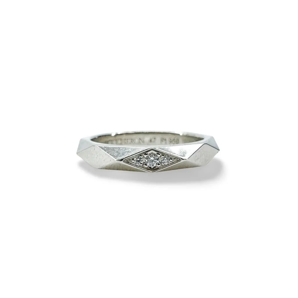 Boucheron Facette 3 ألماس Platinum خاتم 47