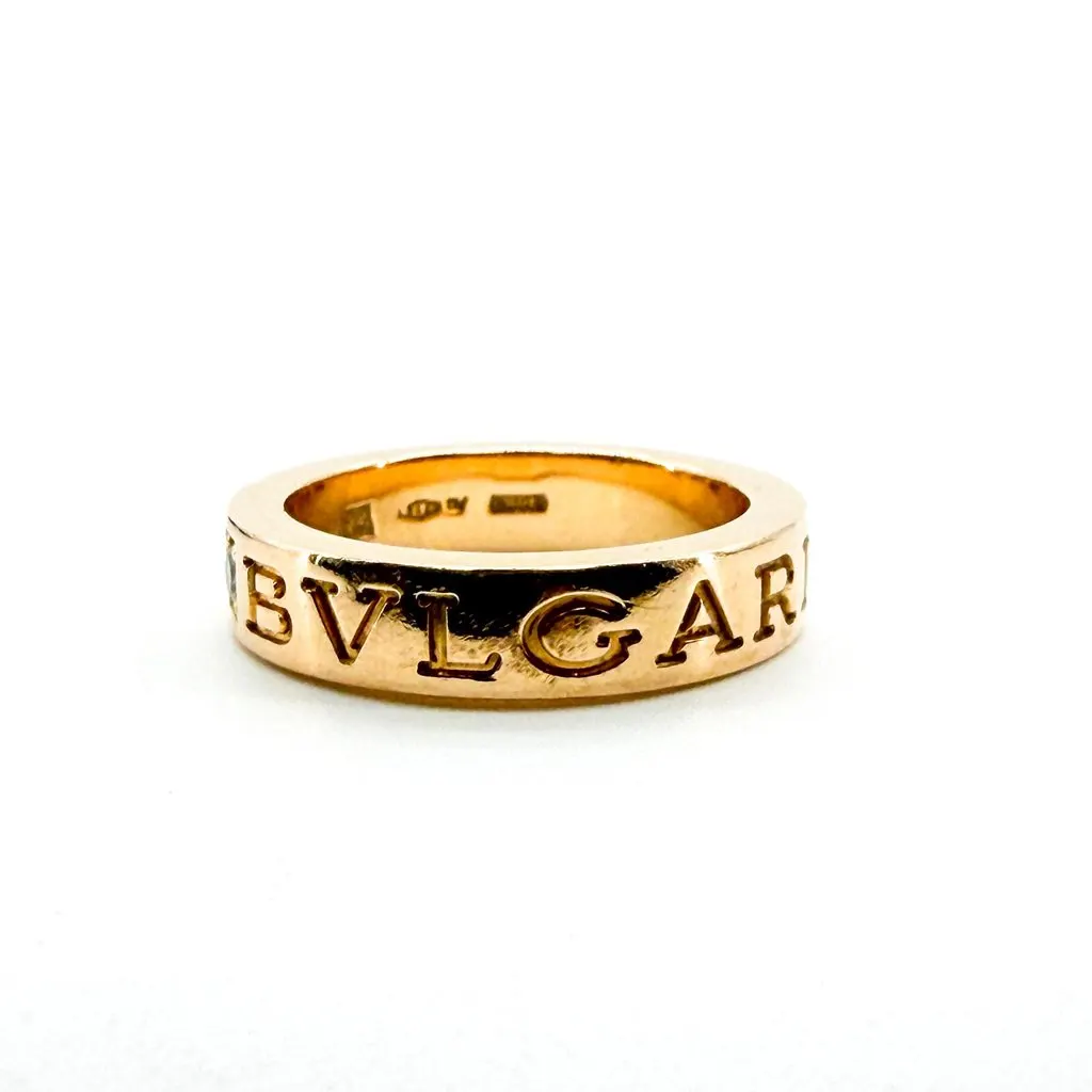 Bvlgari Bulgari Bulgari 1P Diamond Yellow Gold Ring Gold Diamond Very good - Inside View