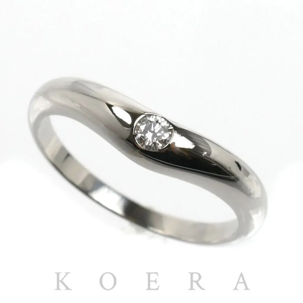 Bulgari Bulgari Pt950 Platinum Corona Ring with Diamonds, 4.0g, Women's
