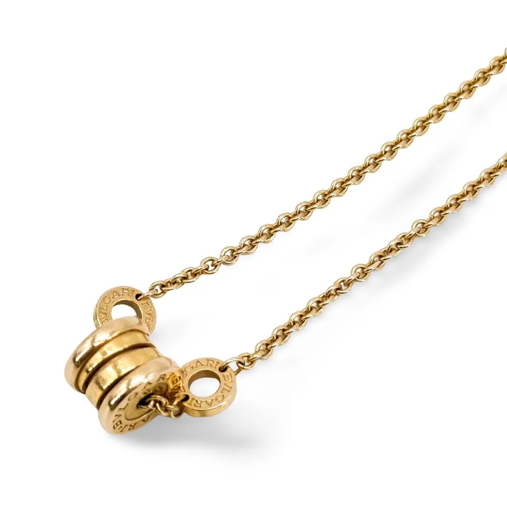 Bvlgari B.zero1 Pendant Necklace Yellow Gold
