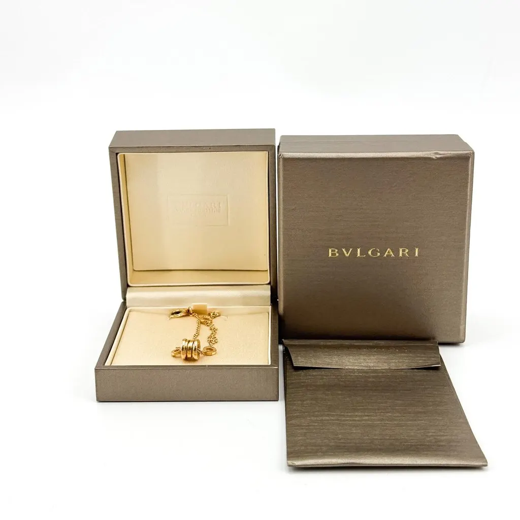 Bvlgari B.zero1 Pendant Necklace Yellow Gold Gold Good - Back View