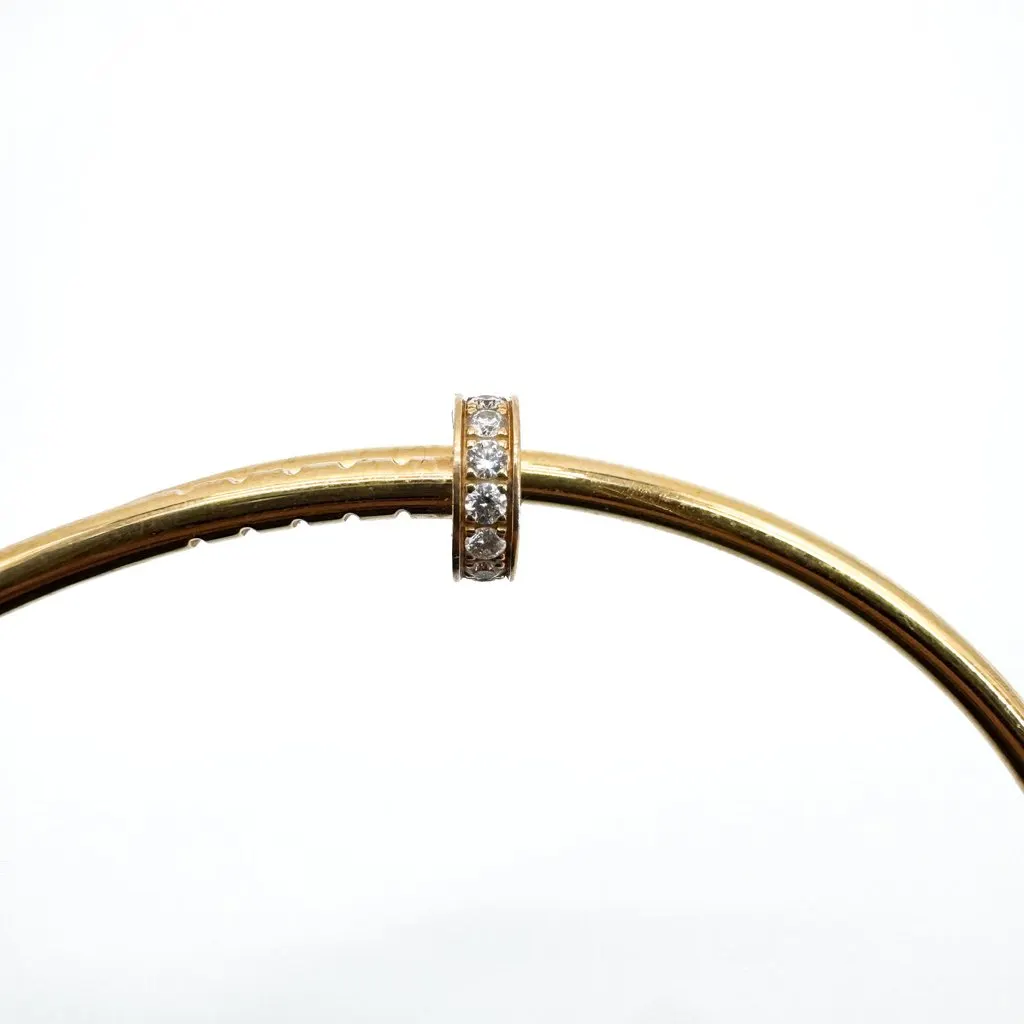 Cartier Juste un Clou Bracelet Small Model Yellow Gold Diamonds Gold Very good - Model View