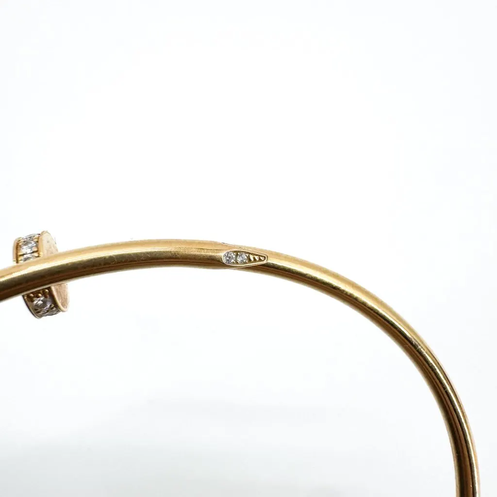 Cartier Juste un Clou Bracelet Small Model Yellow Gold Diamonds Gold Very good - Box View