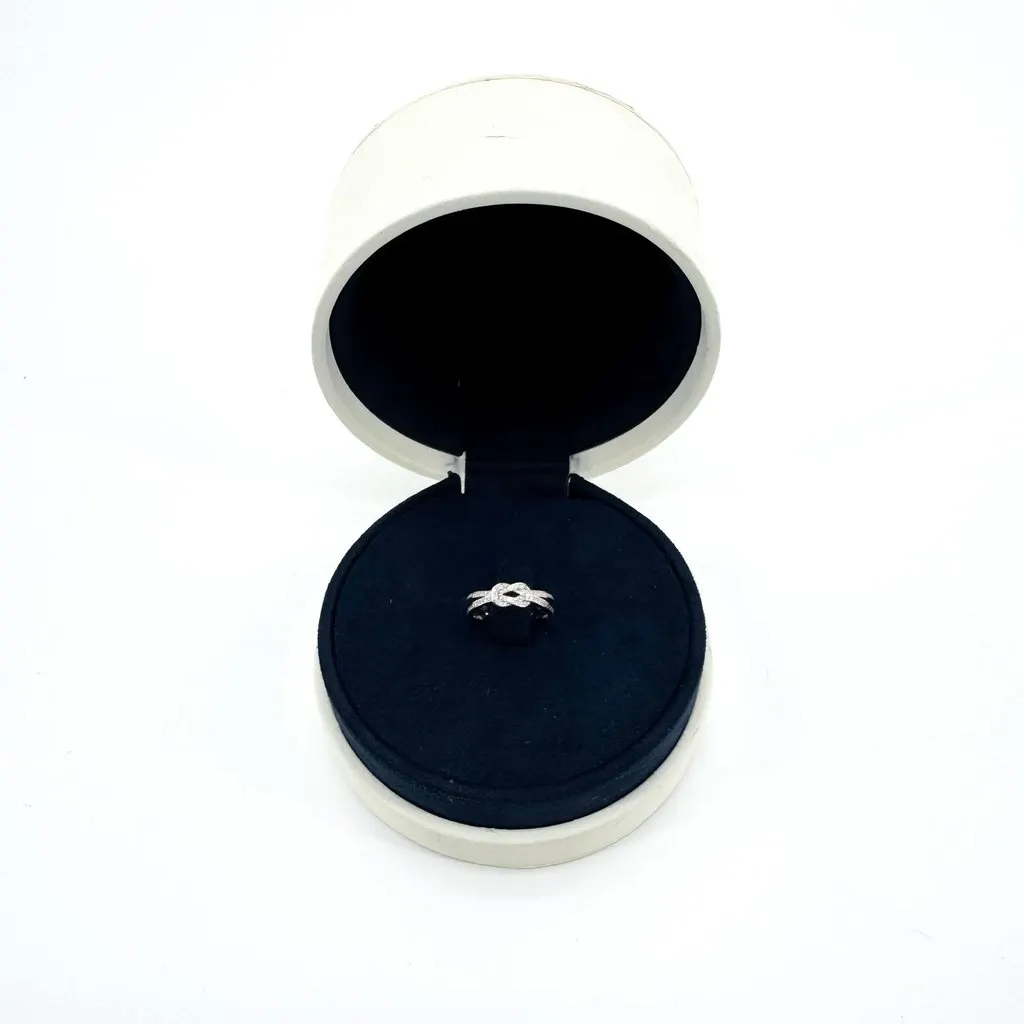Fred Chance Infinie Medium Ring White Gold Diamonds Silver Very good - Back View