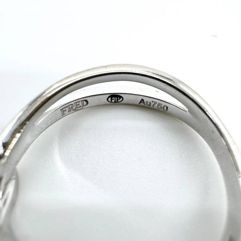 Fred Chance Infinie Medium Ring White Gold Diamonds Silver Very good - Inside View