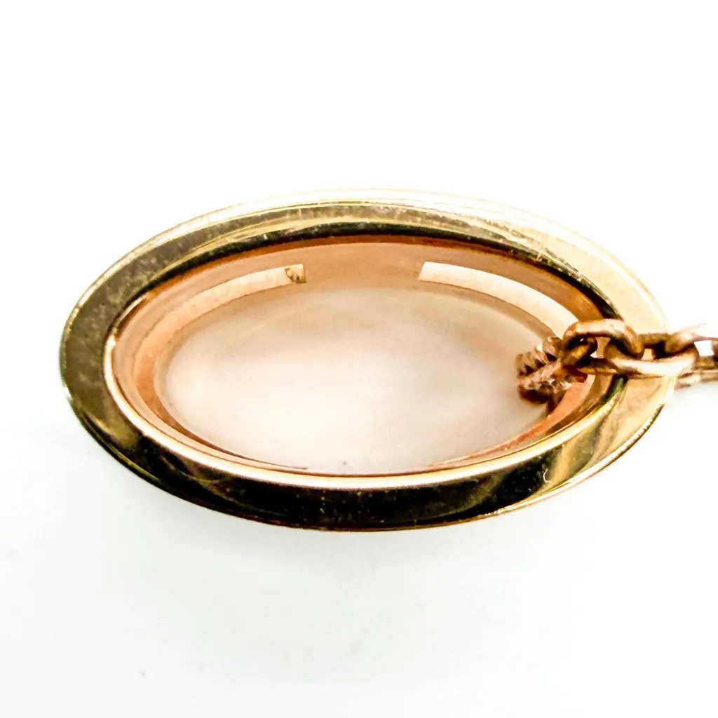 Hermès Pop Ash Pendant Necklace Marron Glacé Rose Gold Beige Rose Gold Very good - Inside View