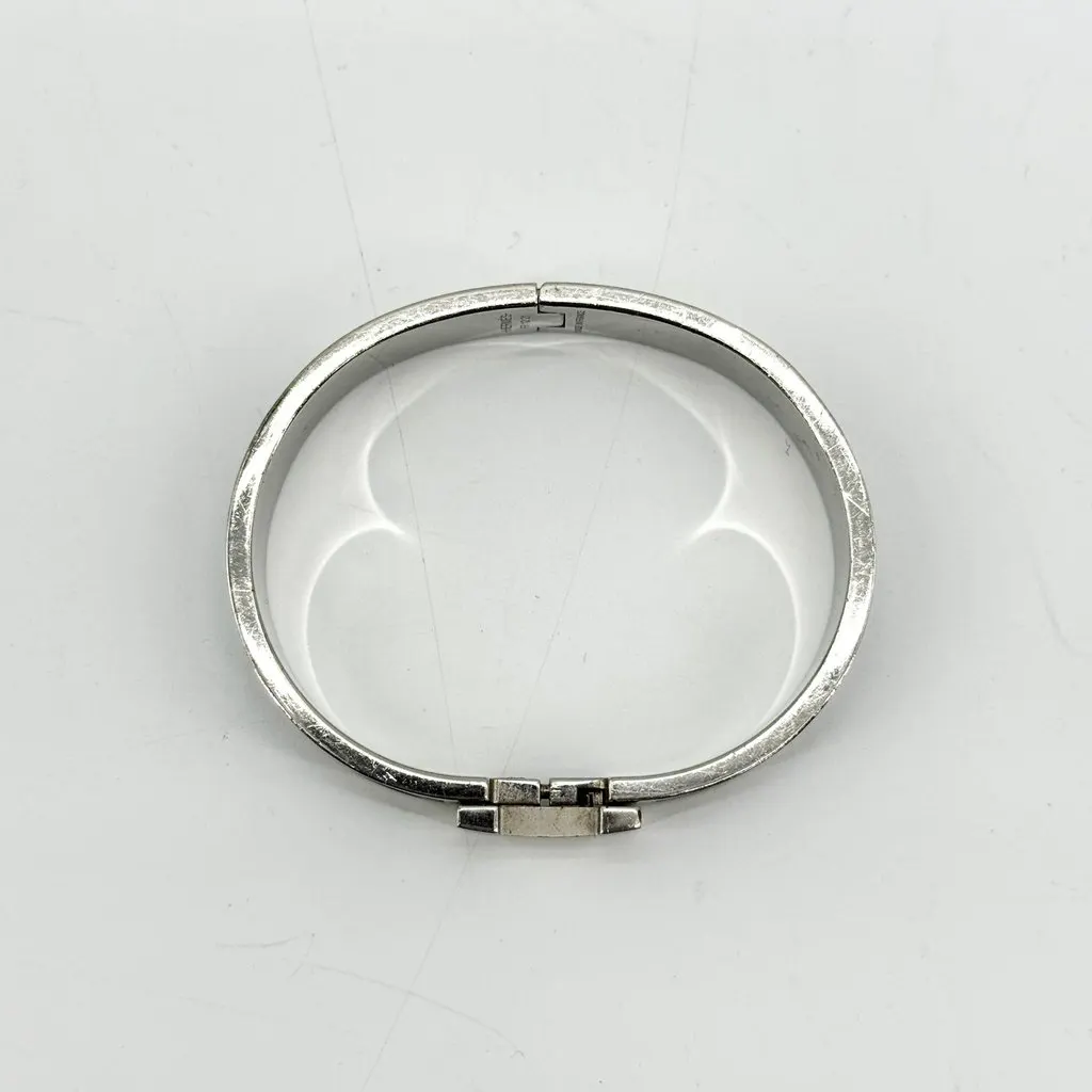 Hermès Clic H Bracelet Silver Black Black Good - Inside View