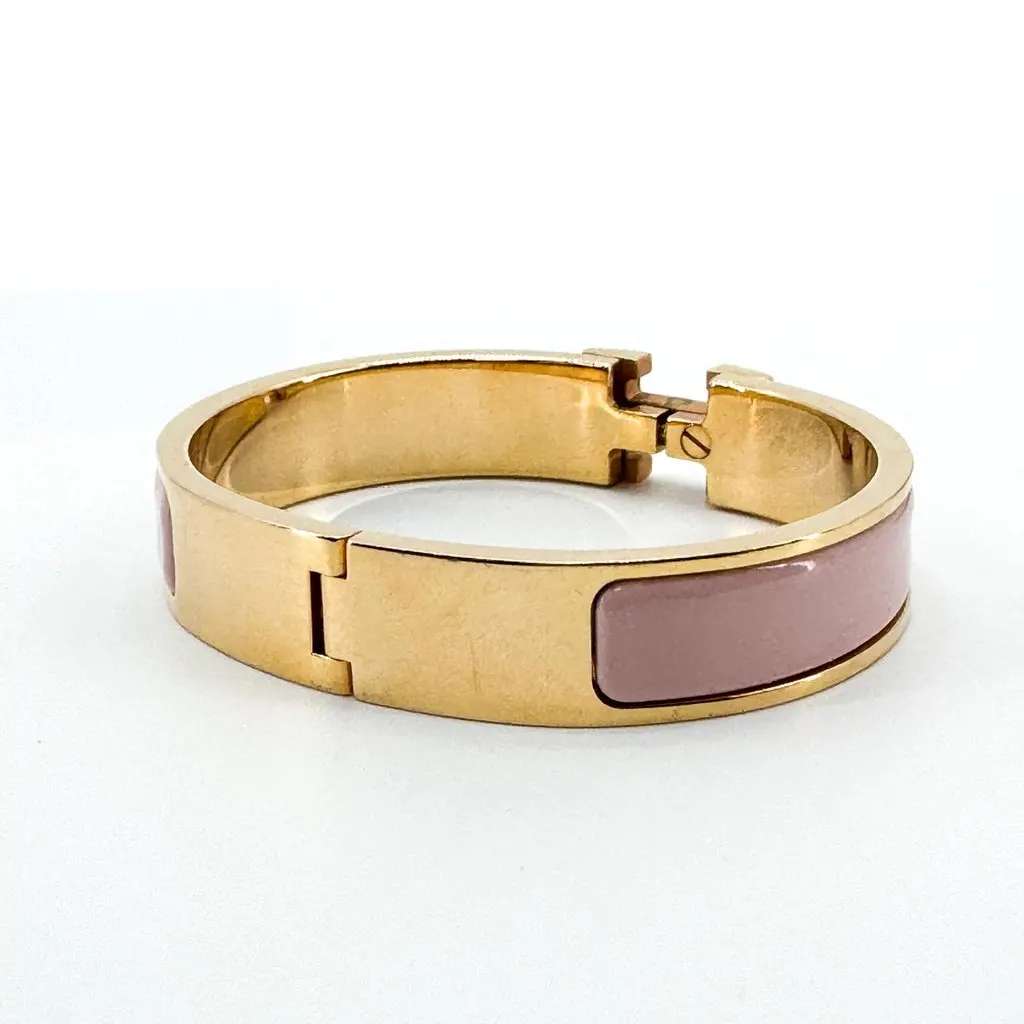Hermès Clic H Bracelet Gold Pink Gold Very good - Inside View