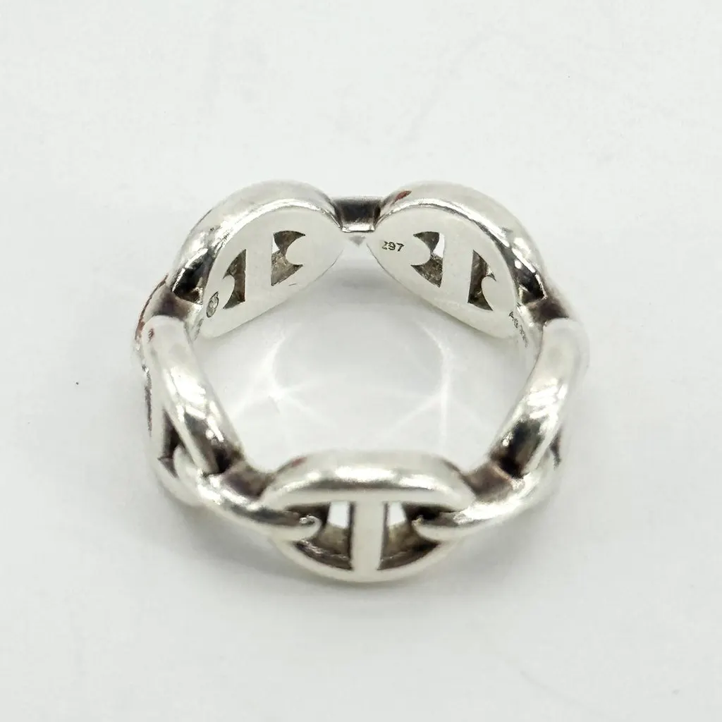 Hermès Chaine d'Ancre Enchainee Ring PM Silver Silver Good - Inside View