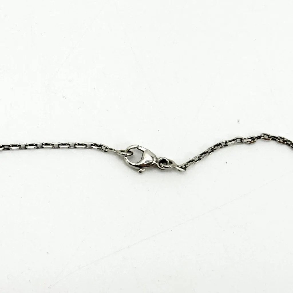 Hermès Pop H Pendant Necklace Silver Ivory Silver Good - Box View