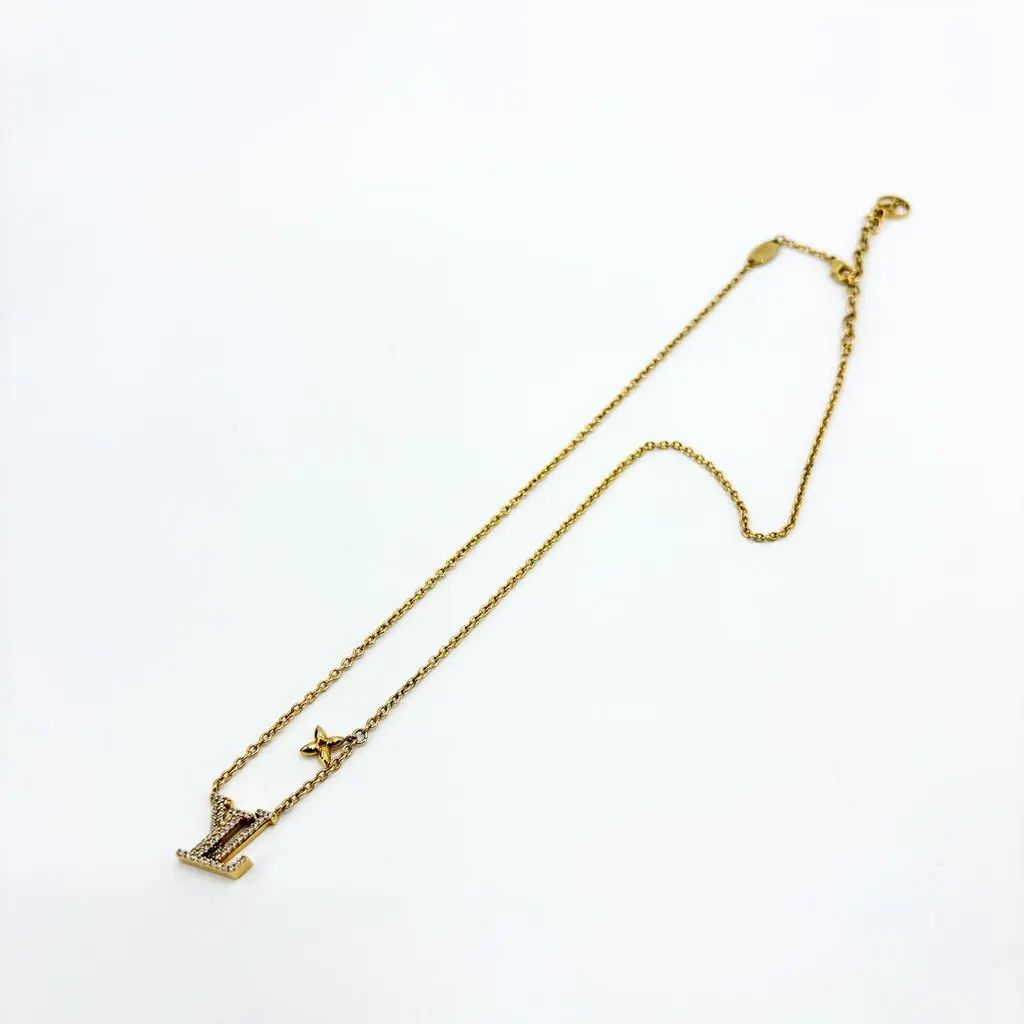 Louis Vuitton Idyll Blossom LV Pendant Yellow Gold Diamond Necklace Gold Diamond Good - Inside View