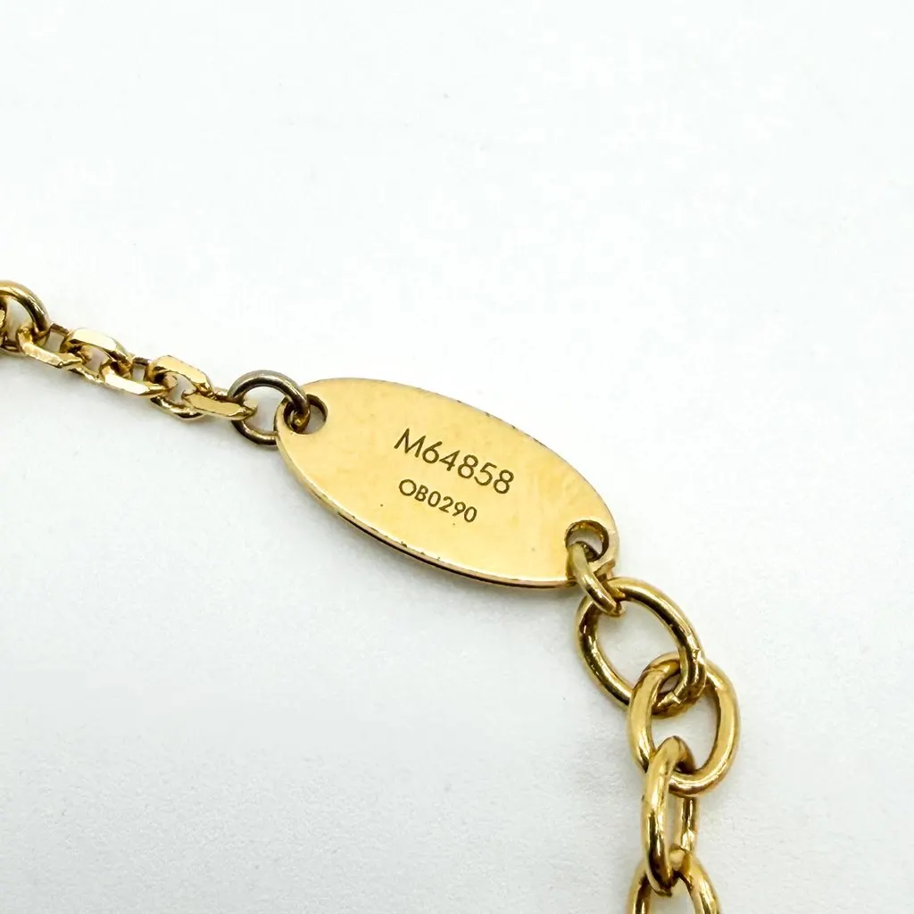 Louis Vuitton Sweet Monogram Bracelet Gold Gold Gold Very good - Model View