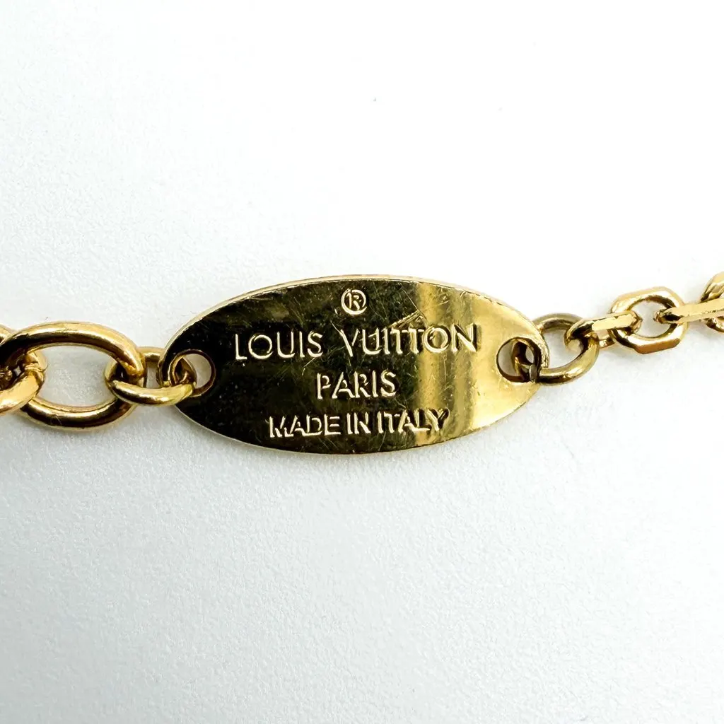 Louis Vuitton Sweet Monogram Bracelet Gold Gold Gold Very good - Box View