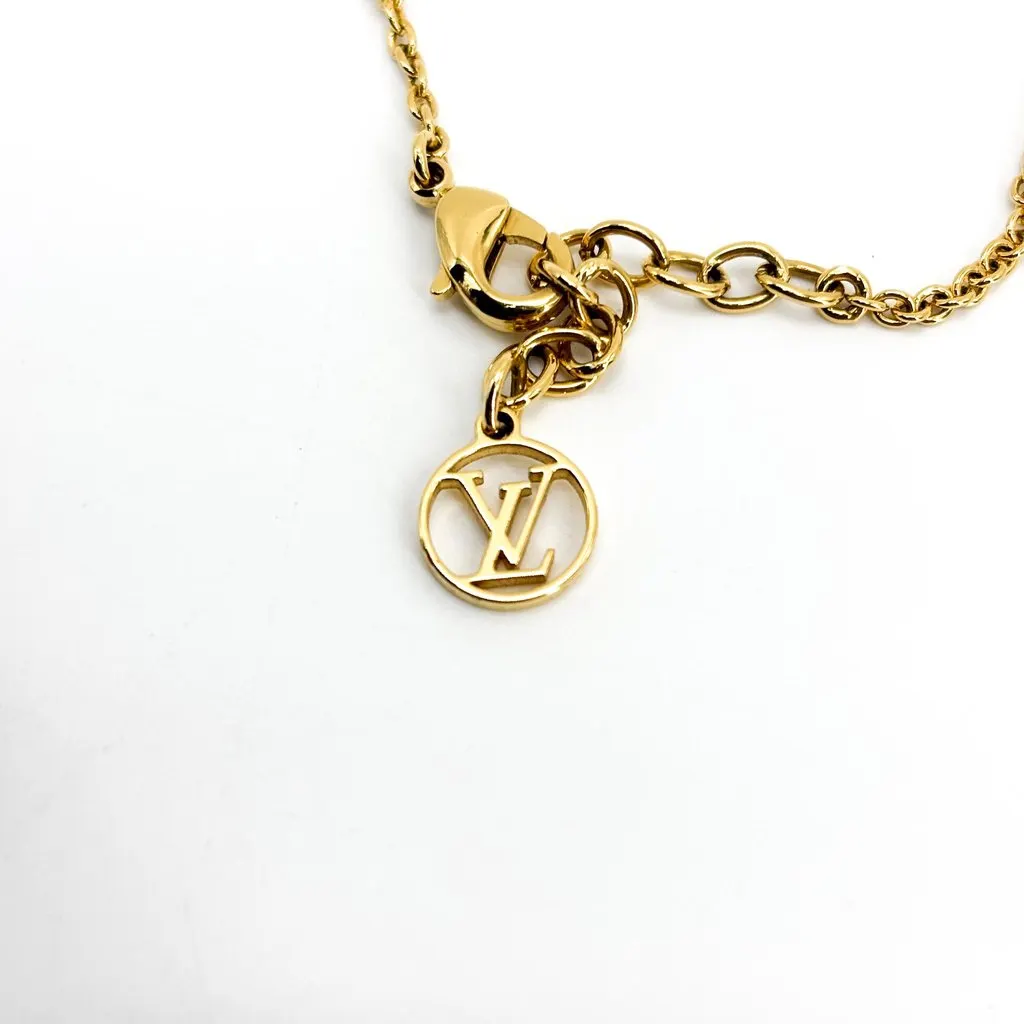 Louis Vuitton Sweet Monogram Bracelet Gold Pink Gold Good - Inside View