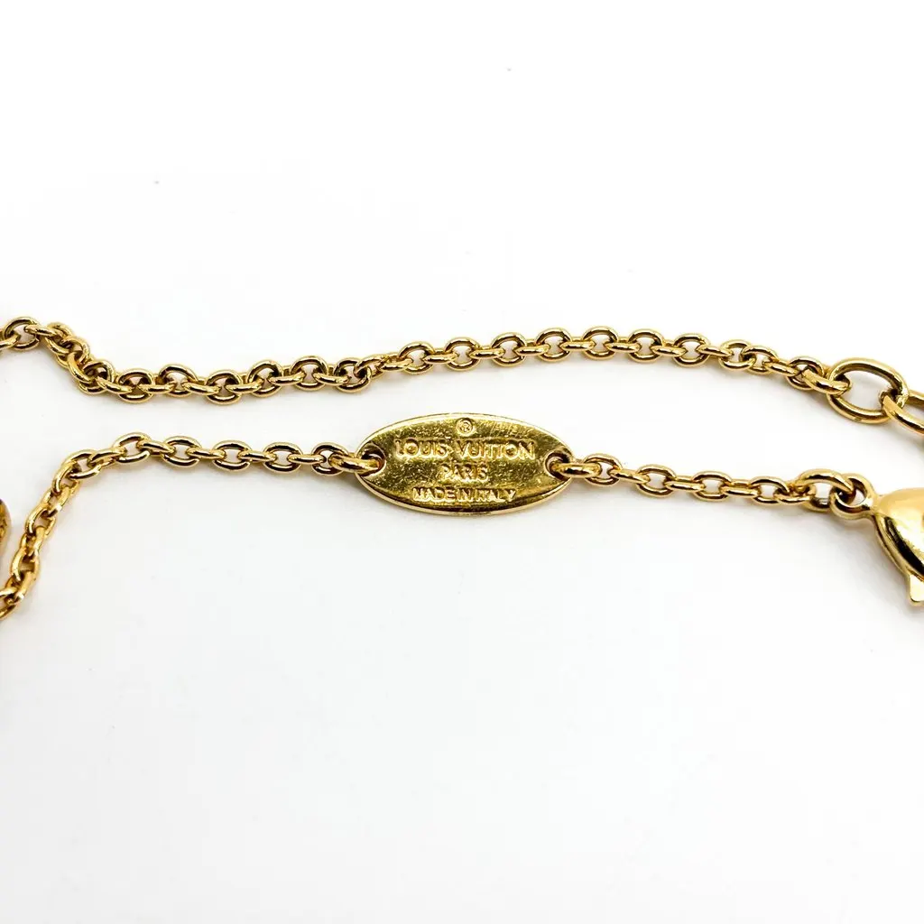 Louis Vuitton Sweet Monogram Bracelet Gold Pink Gold Good - Model View