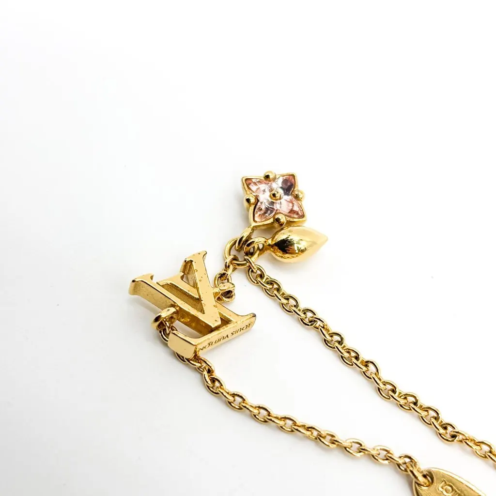 Louis Vuitton Sweet Monogram Bracelet Gold Pink Gold Good - Box View