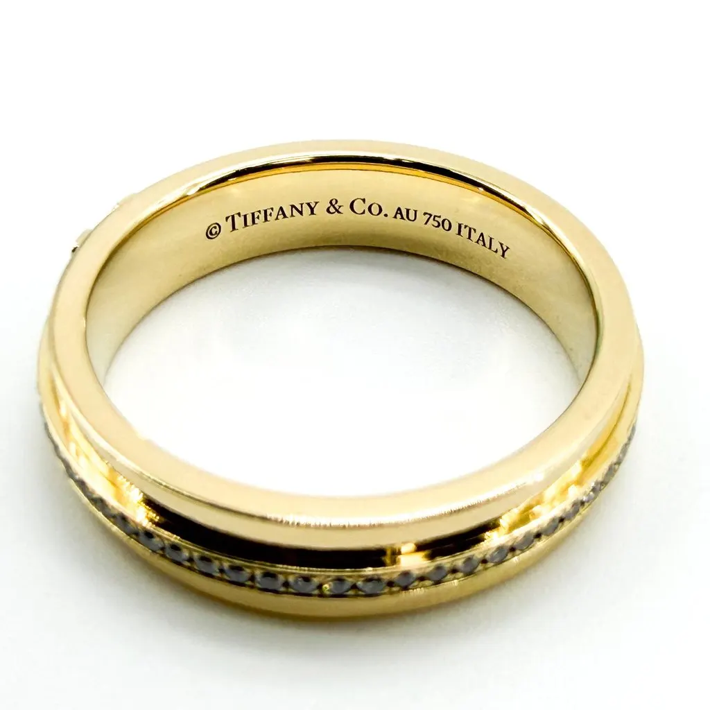 Tiffany & Co Tiffany T Two Ring 18K Yellow Gold Diamond MultiColor Diamond Very good - Inside View