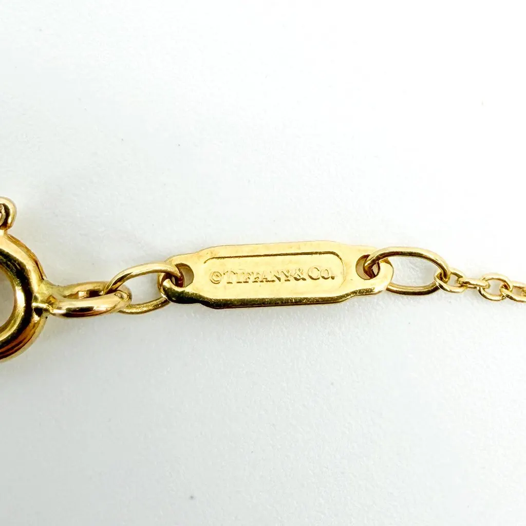 Tiffany & Co Tiffany T Smile Pendant Small 18K Yellow Gold MultiColor Gold Good - Box View