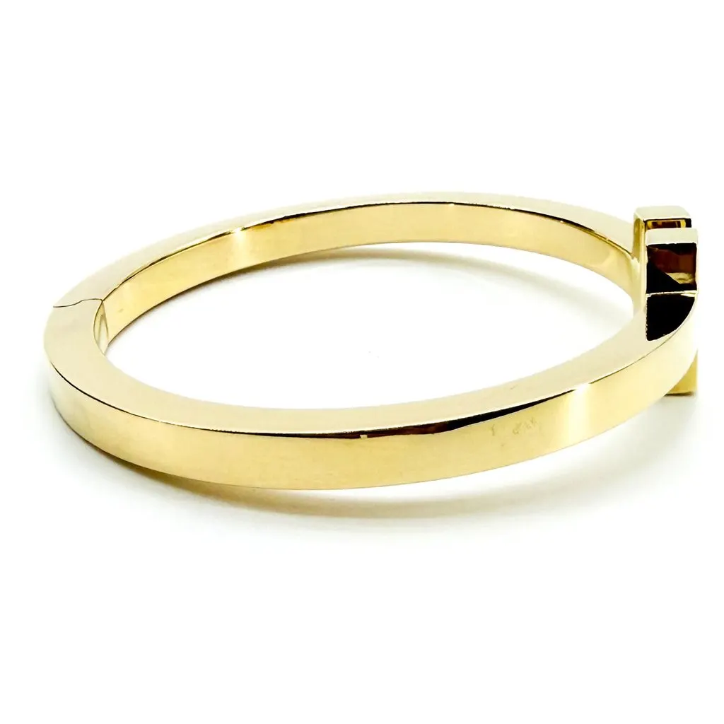Tiffany & Co Tiffany T Square Bracelet 18K Yellow Gold Gold Gold Very good - Box View