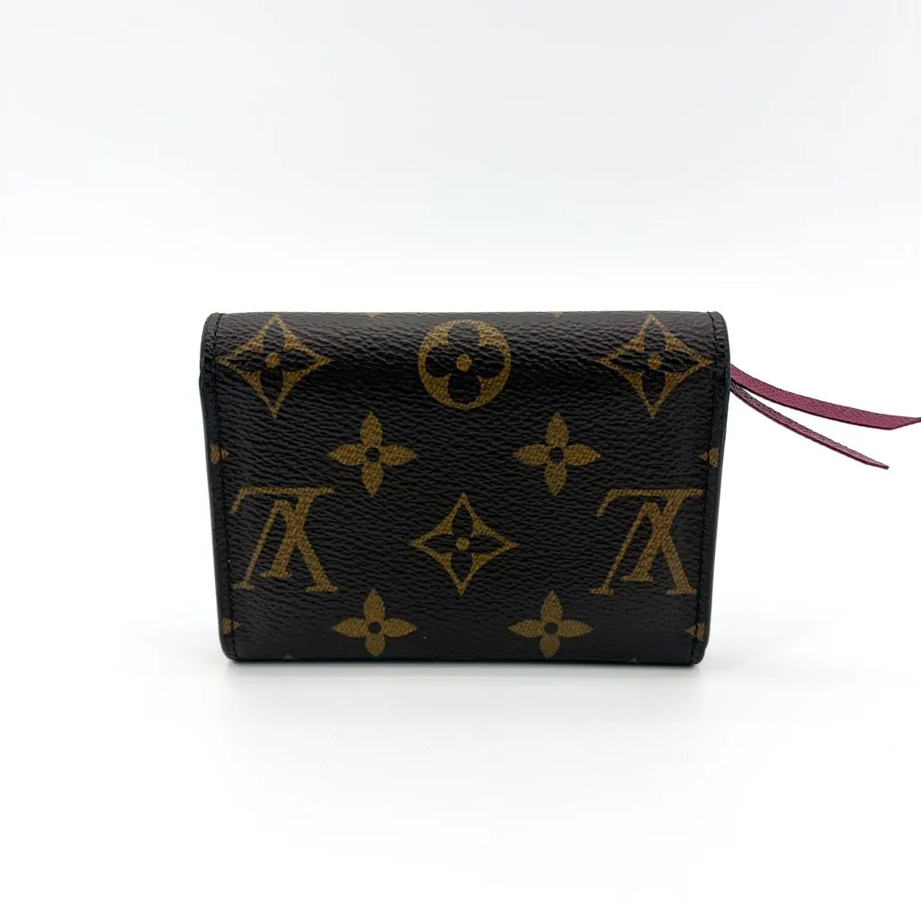 Louis Vuitton Monogram Fuchsia Rosalie Coin Purse Brown Canvas Very good - Inside View