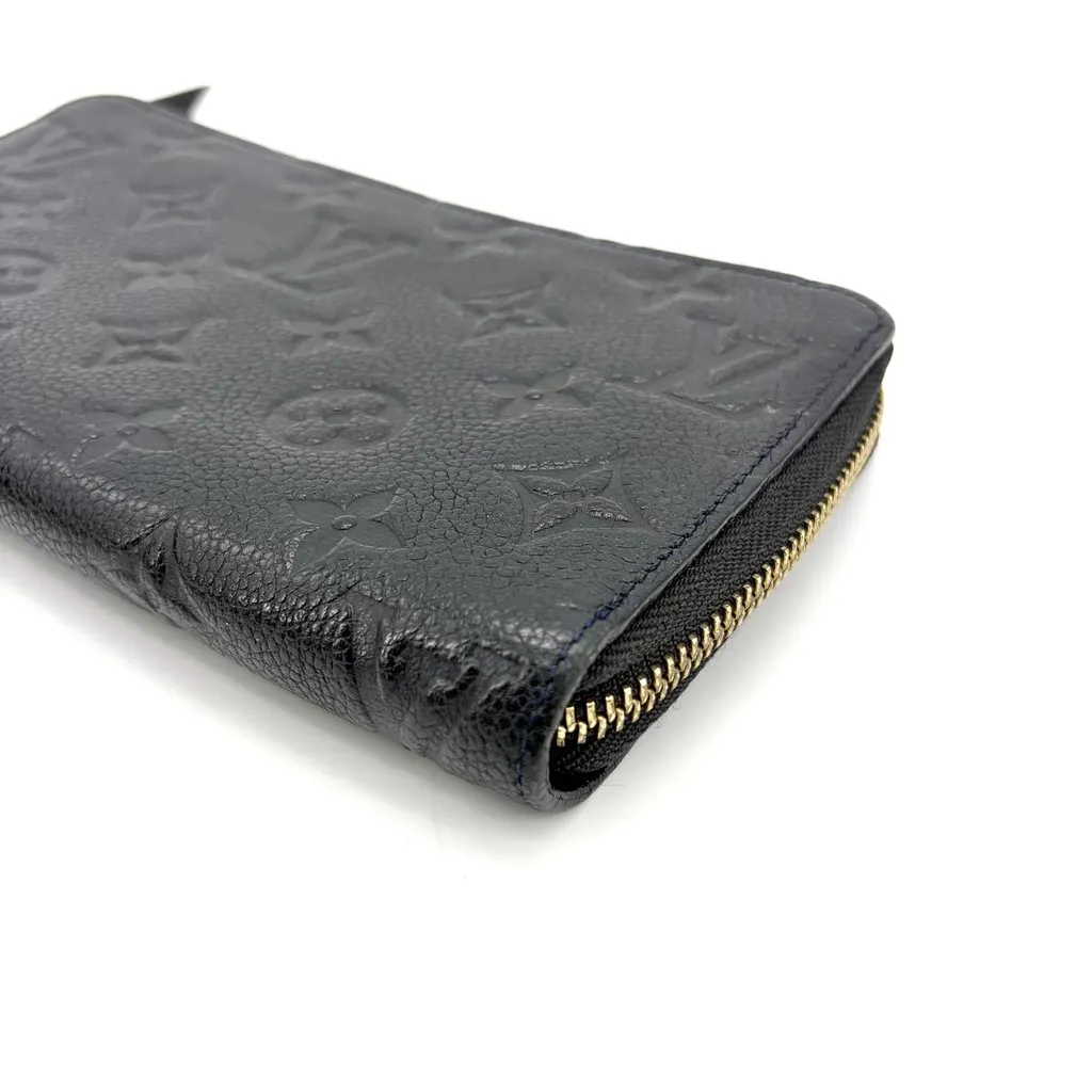 Louis Vuitton Zippy Wallet Monogram Empreinte Noir Black Leather Fair - Box View
