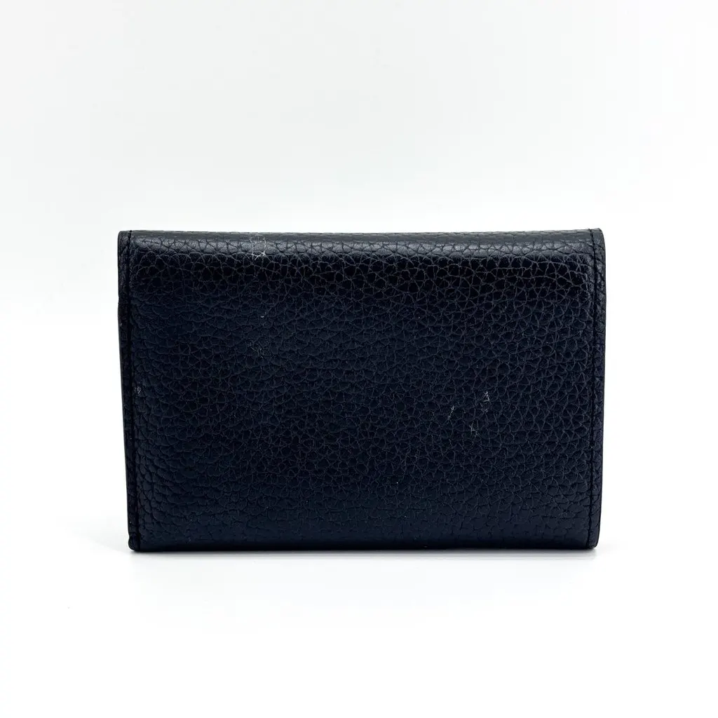 Louis Vuitton Capucines Compact Wallet Noir Black Leather Good - Inside View