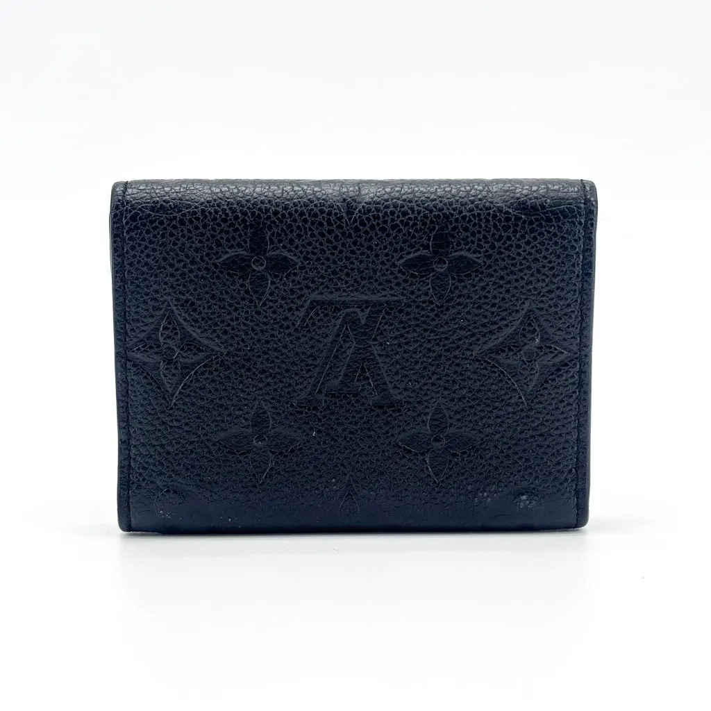Louis Vuitton Monogram Empreinte Zoe Wallet Black Black Leather Very good - Inside View