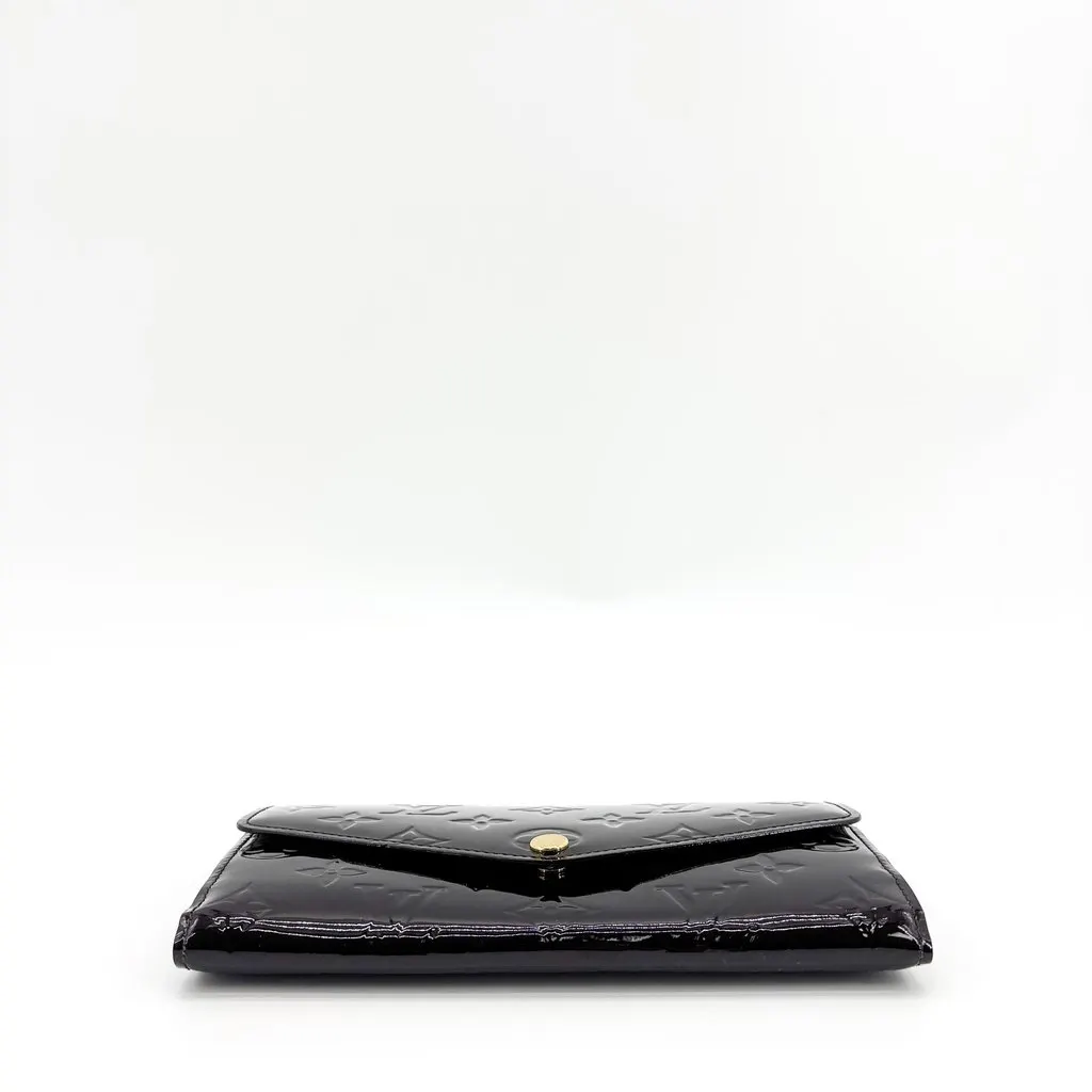 Louis Vuitton Monogram Vernis Portefeuille Sarah Amarante Purple Leather Good - Box View