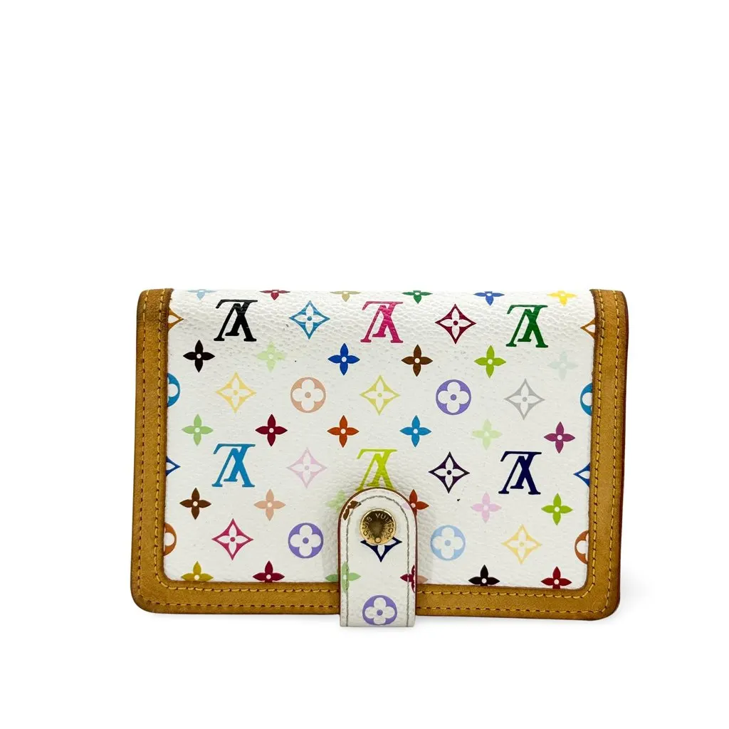 Louis Vuitton Monogram Multicolore Portefeuille Viennois White