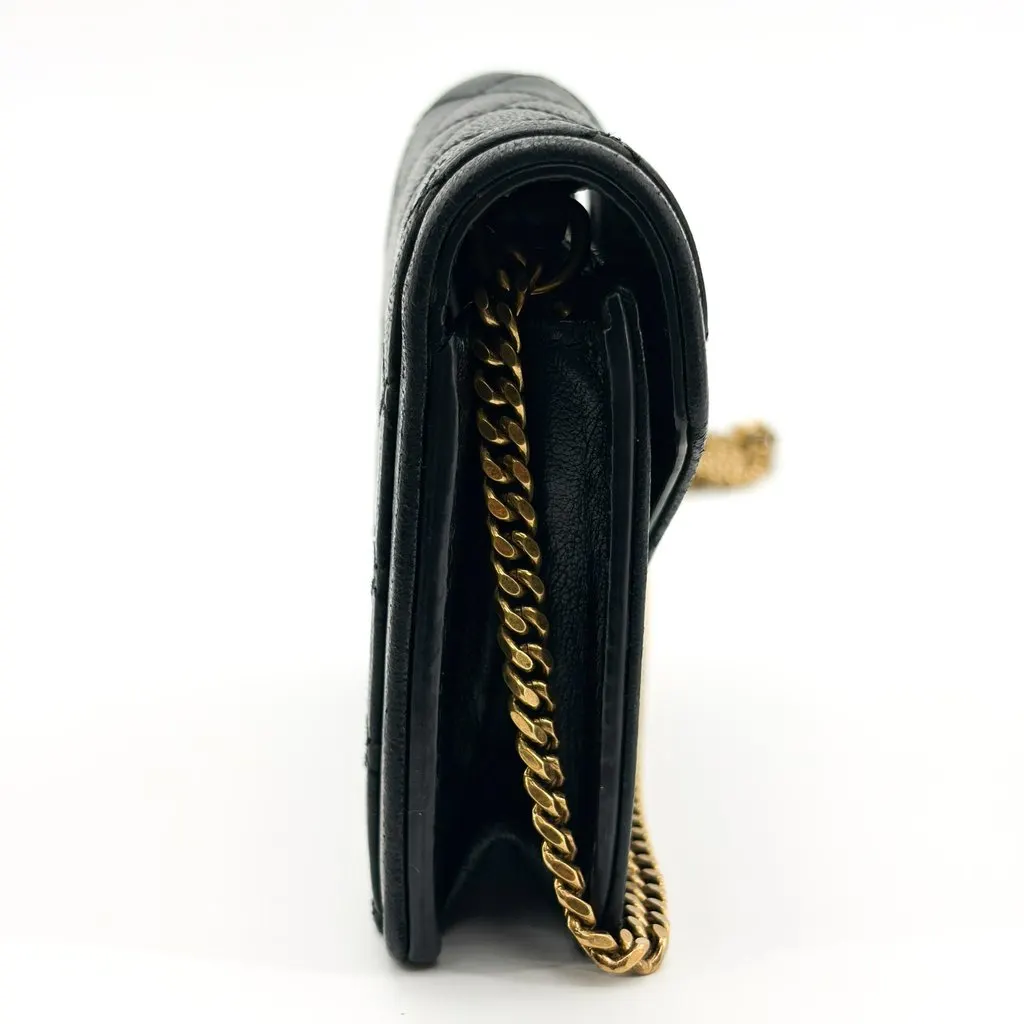 Saint Laurent Gabi Micro Bag Quilted Lambskin Black Black Leather Good - Box View