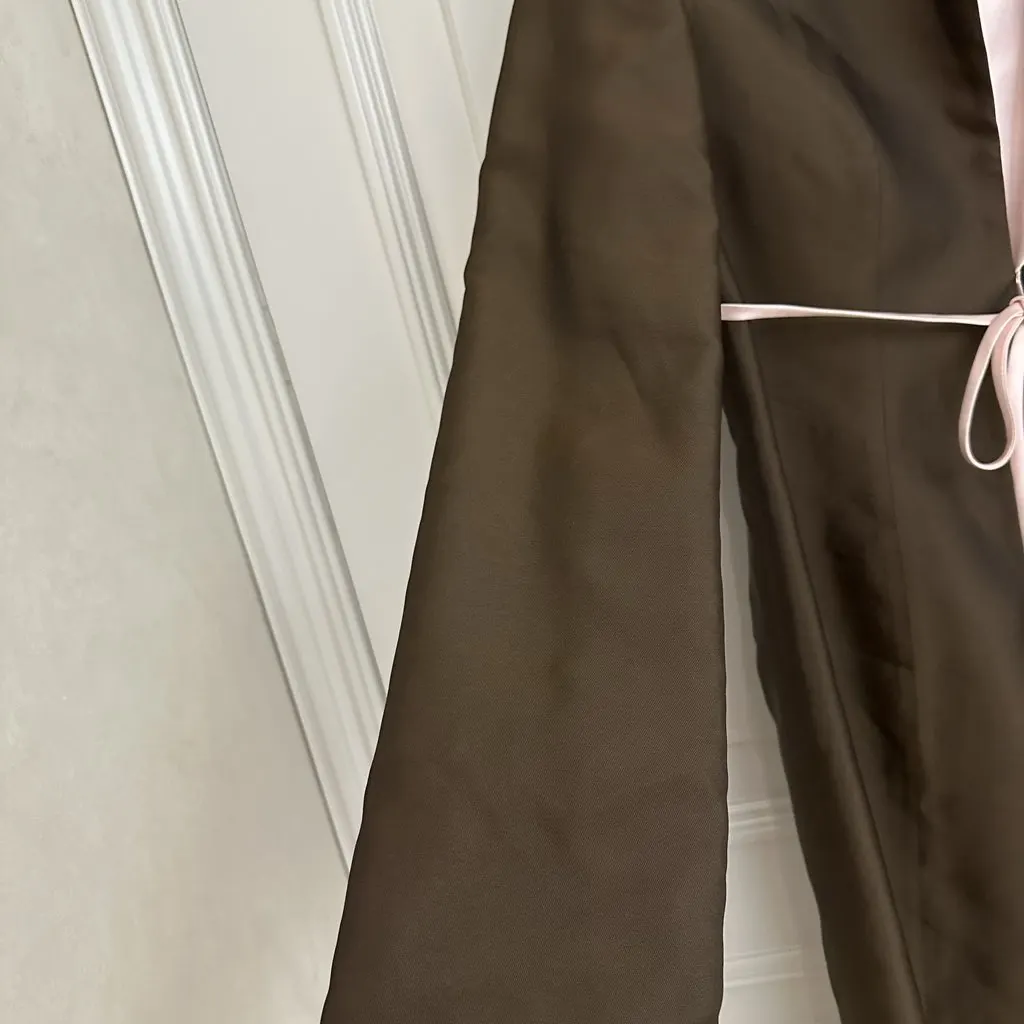 Unsigned ANTONIO RIVA MILANO — Rare Chocolate Brown Tailored Couture Coat Brown Very good - Box View