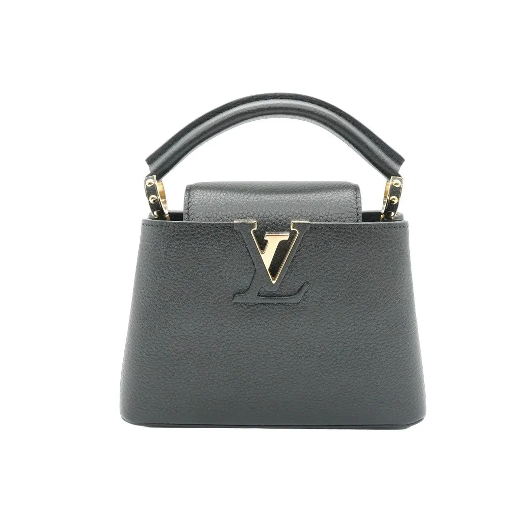 Louis Vuitton Mini Capucine Black Taurillon
