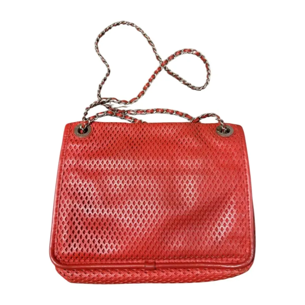 Chanel Classic Flap Red Leather Good - Box View