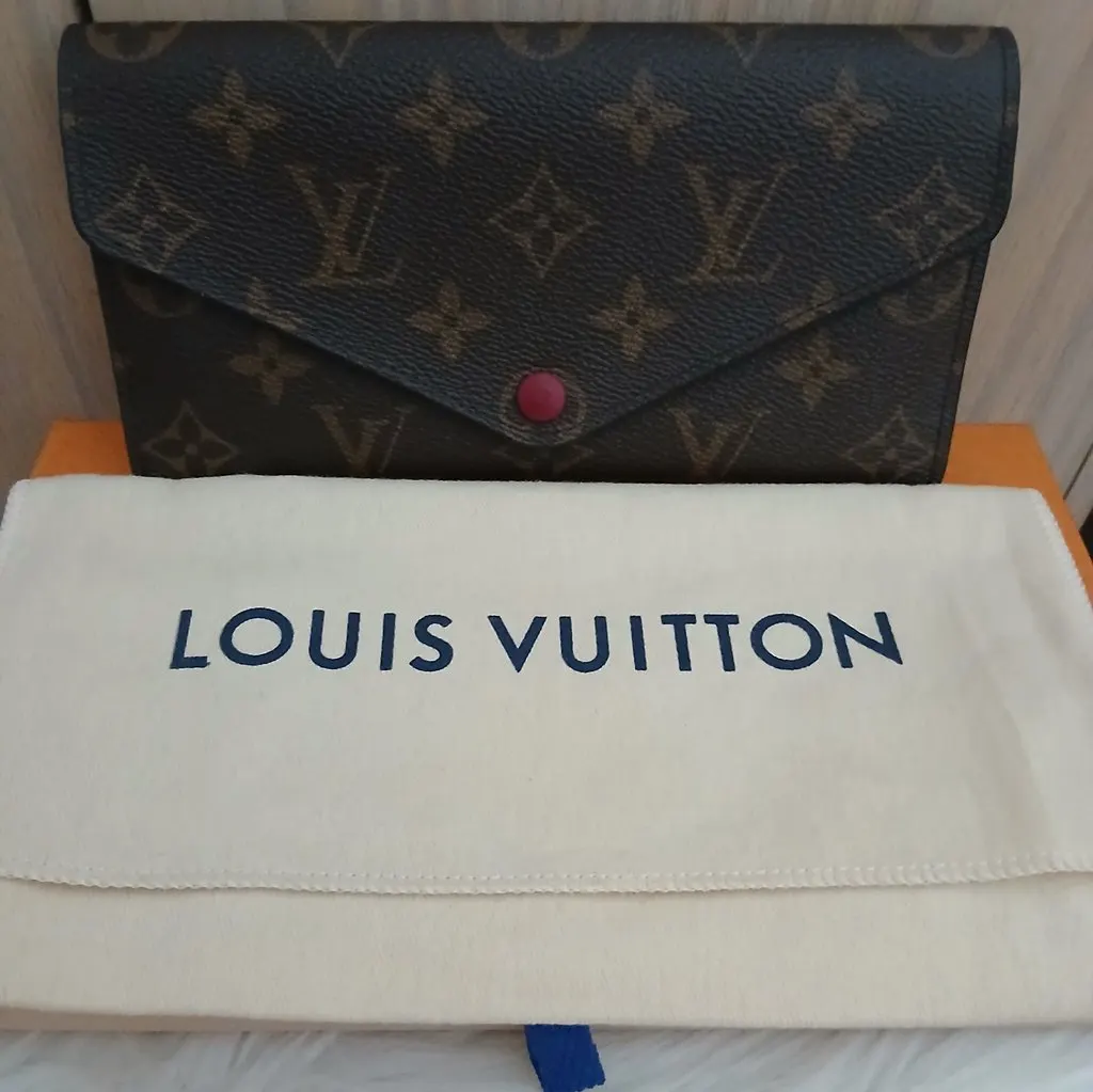 Louis Vuitton Josephine envelope monogram wallet Brown Canvas Very good - Inside View