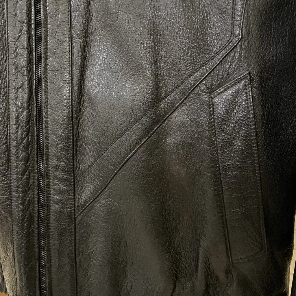 ZILLI Pecari Leather Jacket Black Leather Good - Box View