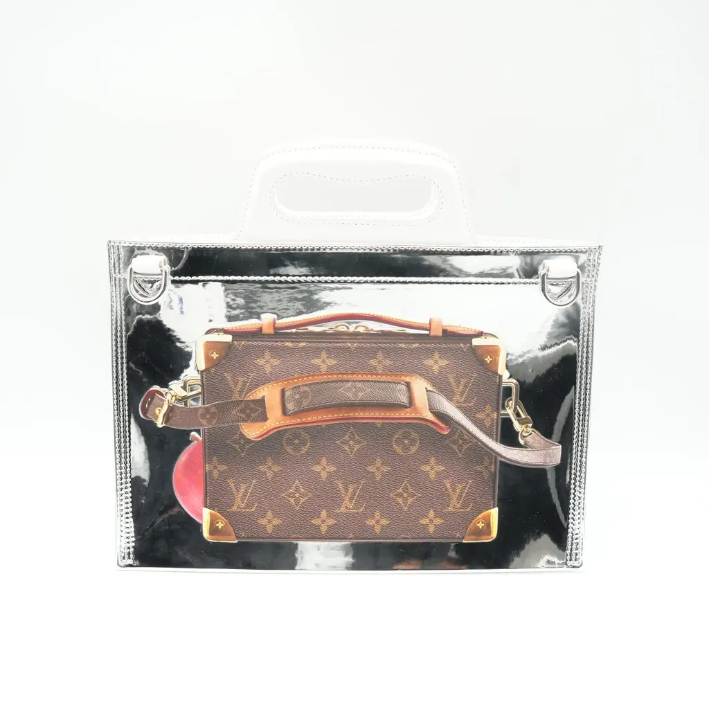 Louis Vuitton Freezer Handle Soft Trunk Metallic Leather Very good - Back View