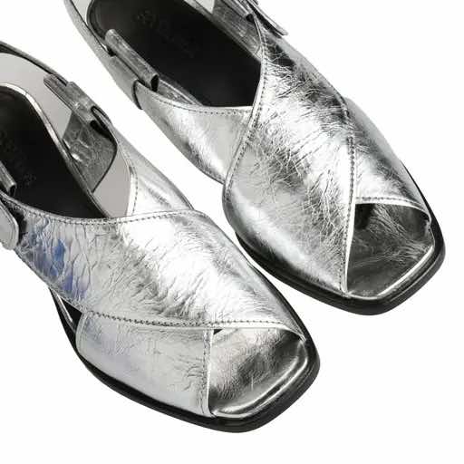Max Mara Sportmax Metallic Sandals - 3