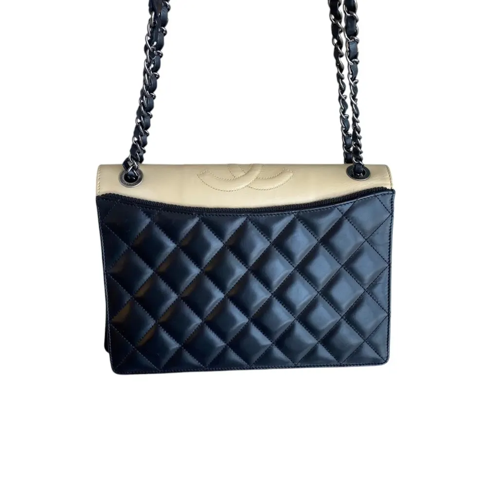 Chanel Ballerine Black Leather Good - Model View