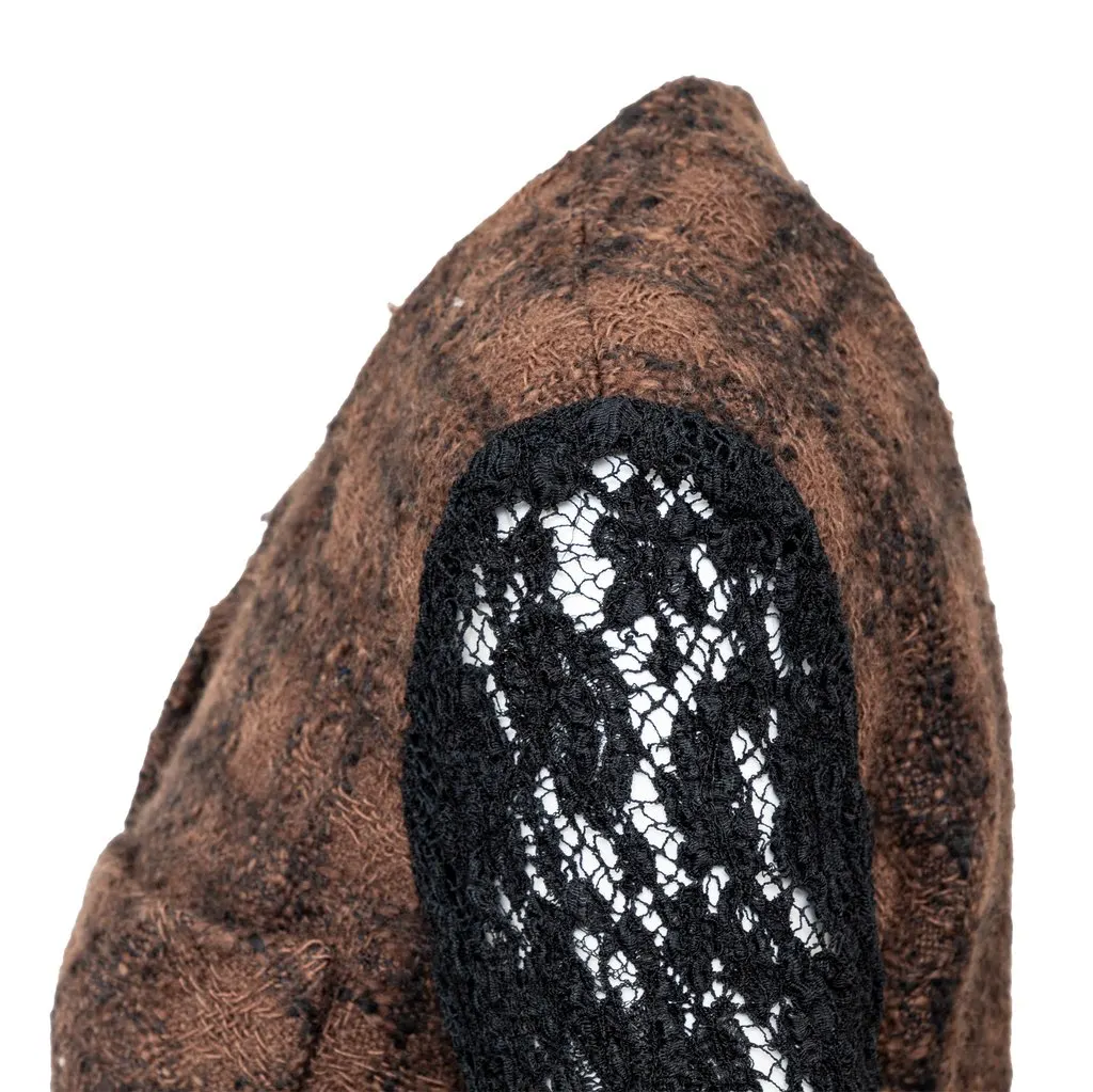 Chanel Tweed and Lace Jacket - '90s Black Tweed Good - Box View