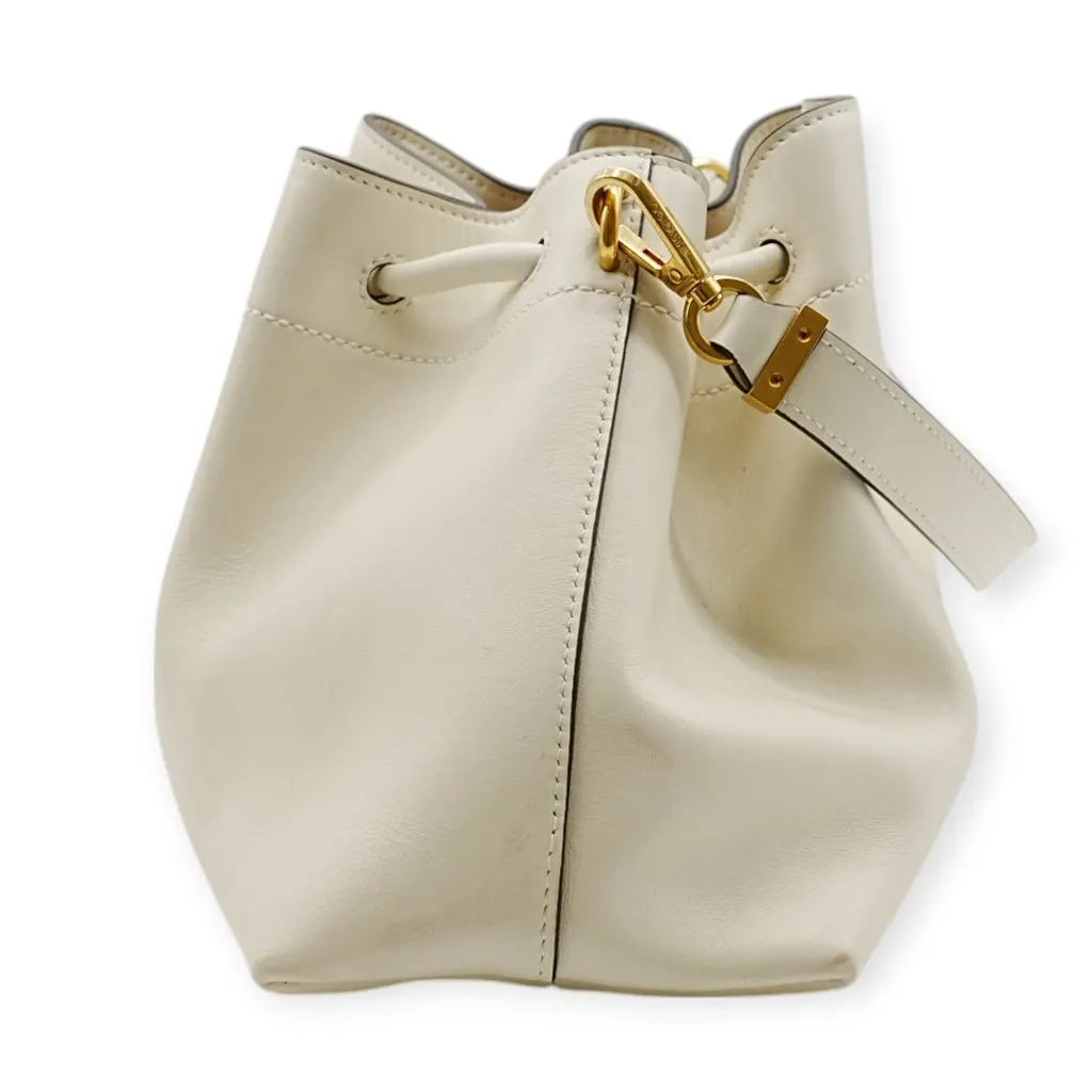 Jimmy Choo Cinch Bucket Bag - '20s White Leather Good - Box View