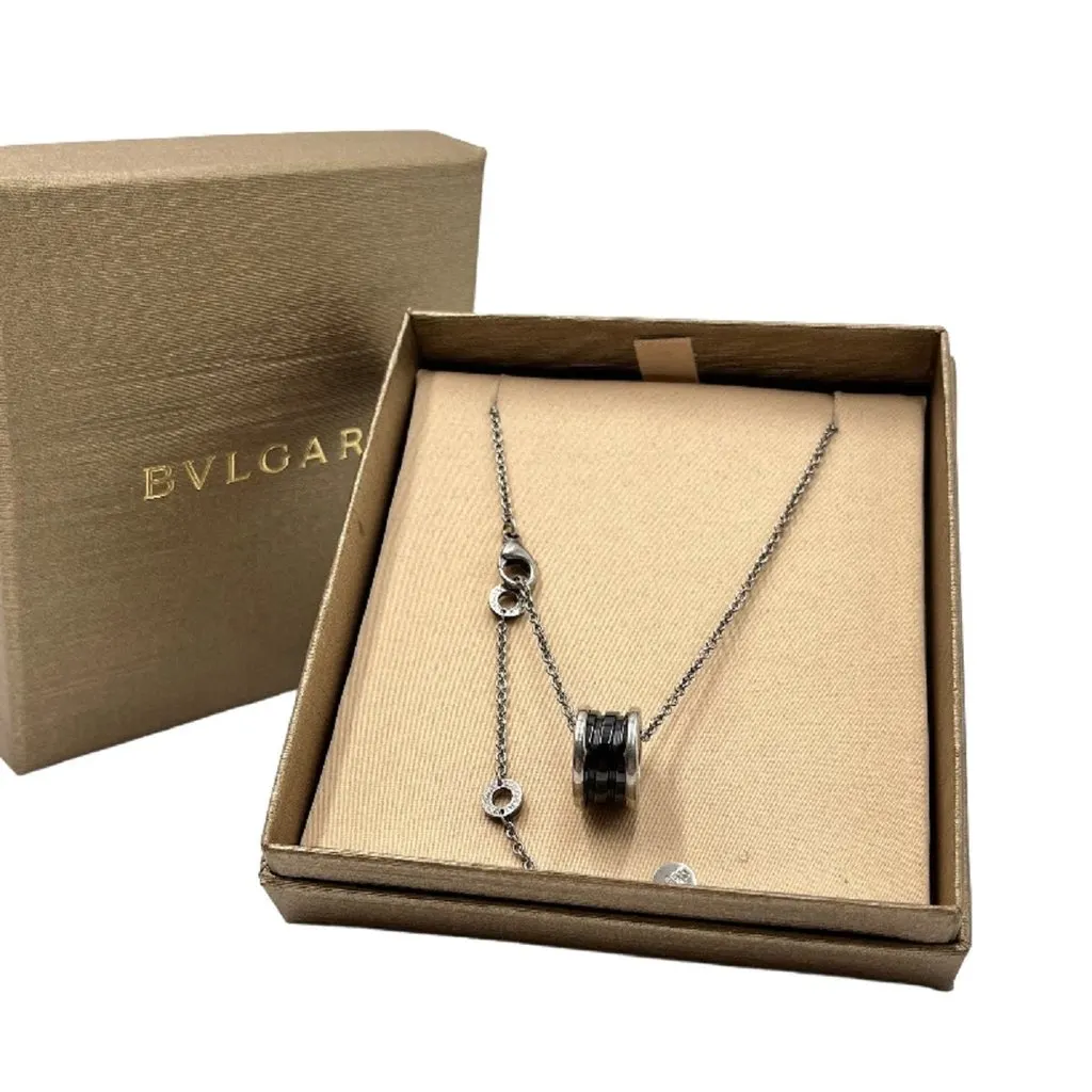 Bulgari Save the Children Necklace - '20s Black Lace Good - Model View