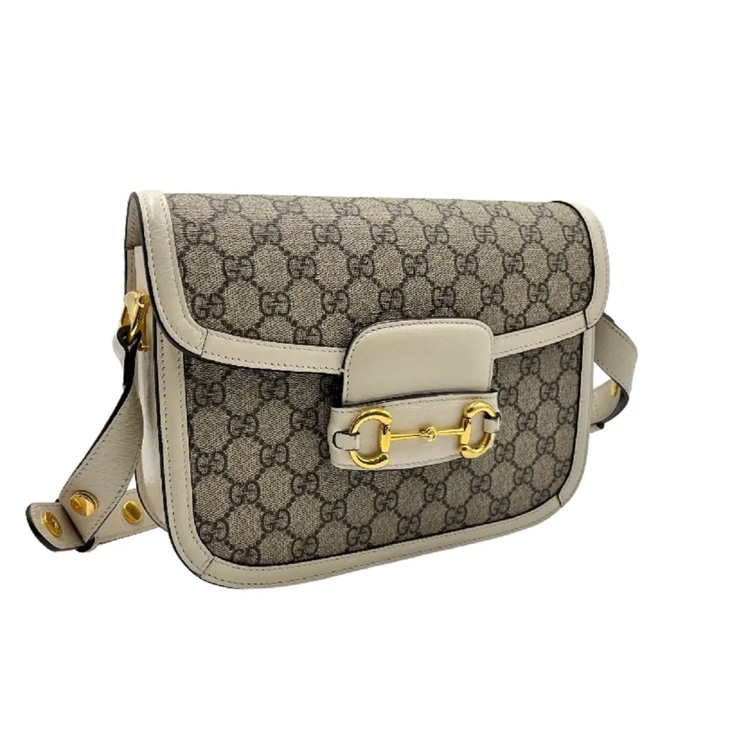 Gucci 1955 Horsebit Bag - '20s White Good - Back View